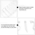 thumbnail image 2 of EASTIN Charging Cables Storage Box Cord Case Clear Container Lid Phone Charger Holder Accessory Tray Office, 2 of 6