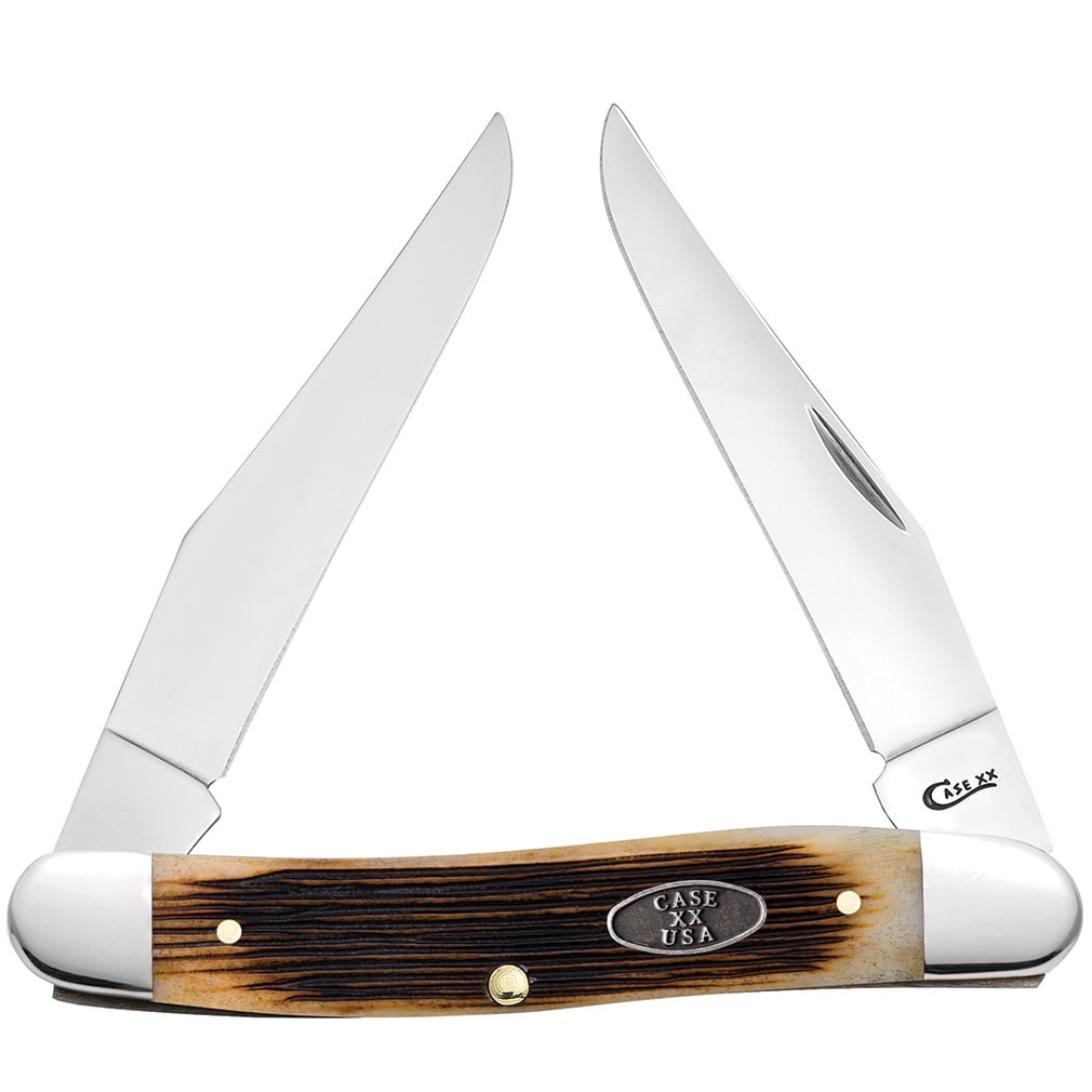 WR Case XX Pocket Knife 25154 MUSKRAT BARNBOARD JIG ANTIQUE BONE