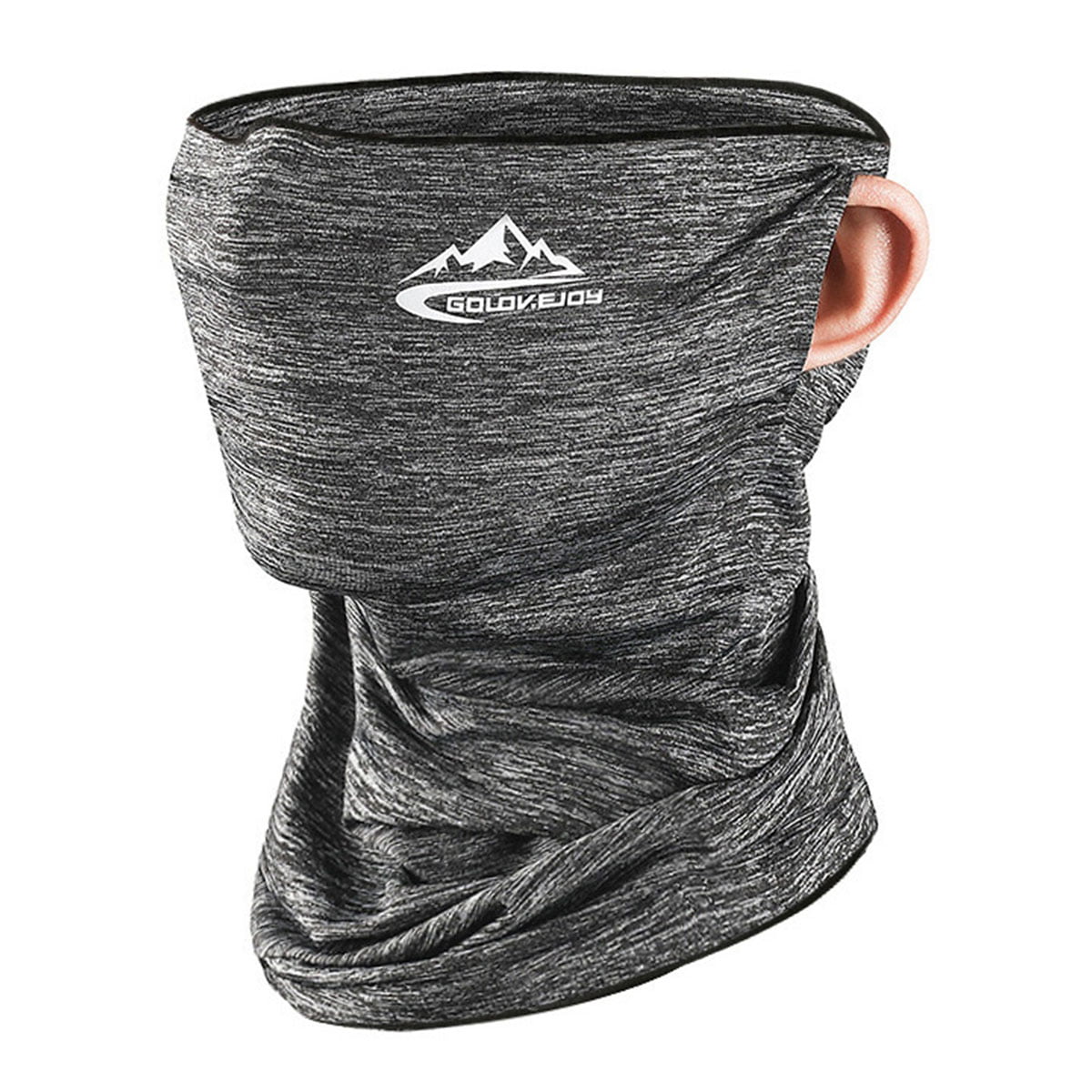 EFINNY Ice Silk Turban-Hanging Ear Ice Silk Sun UV Protection Neck Gaiter Mask Magic Face Cover Scarf Dust Wind Bandana Balaclava Headwear for Fishing Hiking