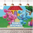 thumbnail image 4 of Suministros de decoración para fiesta de cumpleaños con temática de Blues Clues, vasos de papel, platos, servilletas, globos para baby shower, pistas de Blues, 4 of 5