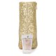 thumbnail image 4 of Botines Con Purpurina Tacón De Bloque Claro Para Mujer Oro 41, 4 of 7