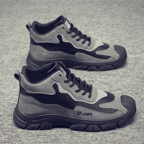 High-Top Casual Work Boots Outdoor Mountaineering Shoes Hiking Shoes