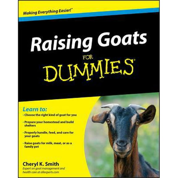 Pre-Owned Raising Goats for Dummies (Paperback) 0470568992 9780470568996