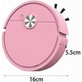 thumbnail image 2 of Smart Robot Vacuum Cleaner 3-in-1 Automatic with Navigation, Sweeping Mopping for Floors Carpets Pet Hair, Pink, 2 of 7