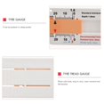 thumbnail image 3 of 3X Tyre Tread Depth Gauge Car Motorcycle Trailer Van Wheel, 3 of 9