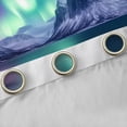 thumbnail image 4 of Homewish Abstract Aurora Black Out Curtains for Teens Boys Girls,Gradient Ombre Curtains Pack of 2 (42x63 Each),Nature Theme Bedroom Curtains,Breathable Home Decor, 4 of 6