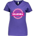 thumbnail image 3 of Inktastic Grandparents Day Worlds Best Grandma Women's V-Neck T-Shirt, 3 of 5