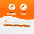 thumbnail image 3 of Good ’n’ Fun Triple Flavor Twists, Rawhide Chews for All Dogs Made with Chicken, Peanut Butter Flavor and Pork, 18 Count, 3 of 6