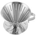 thumbnail image 4 of Coffee Filter, Stainless Steel Pour Over Coffee Dripper Cone Filter Cup Stand Coffee Machine Accessories  Use, 4 of 8