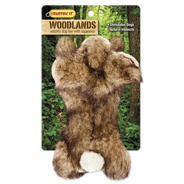 Woodlands Small Plush Rabbit Dog Toy