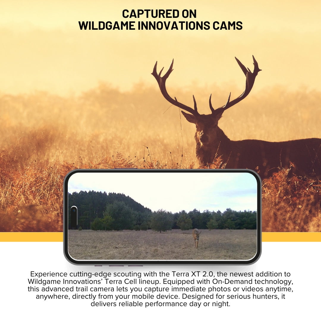 Wildgame Innovations Terra XT 2.0 24MP Three Cellular Trail Cameras (2-Pack) Bundle with 32GB Ultra SDHC UHS-I Memory Card (100MBps) (6-Pack), and All-In-One High-Speed Card Reader (9 Items)