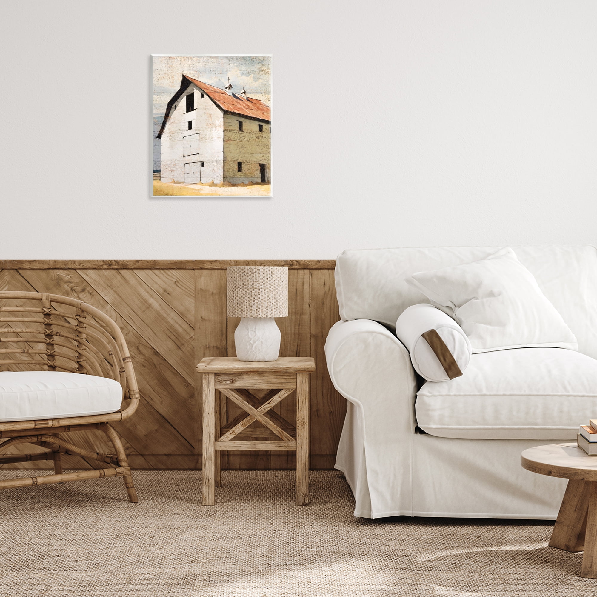 Stupell Industries Rustic Big Barn Red Wall Plaque Art, design by Susan Jill