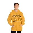 thumbnail image 2 of TSmartArt @ Walmart. Introvert. Adult Teen Heavy Unisex Pullover Hoodie. Regular | Plus, 2 of 5