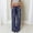 Navy, variant on Women's Fashion Solid High Waisted Sequin Pants Sexy Style Trousers with Drawstring, Women Clothing Sweatpants Women Joggers Pants, Festive Party Wear and Everyday Fashion Trousers Gold XXL