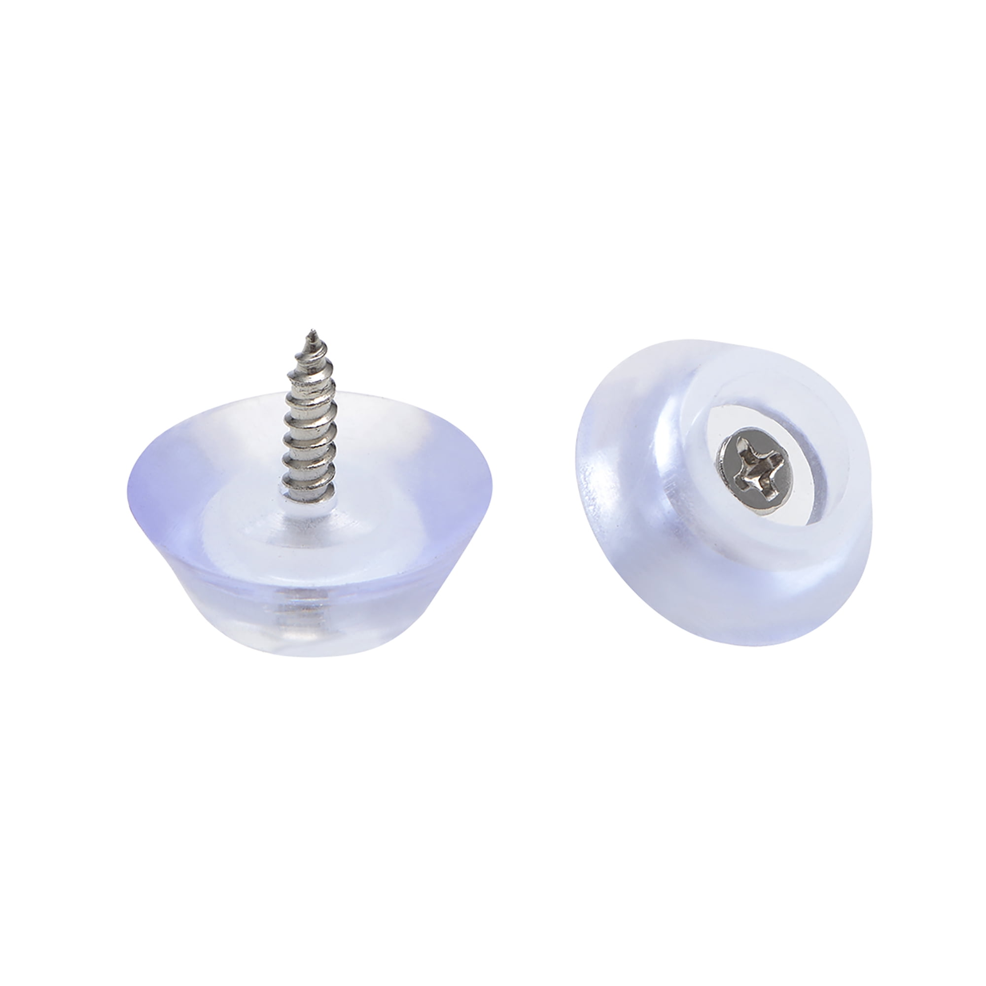 Uxcell Furniture Pads, 0.75''x0.47'' Non Slip Bumpers 0.27'' Height Clear Silicone  12Pcs