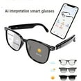 thumbnail image 3 of Ai Interpretation Smart Glasses,  New Ai Smart Glasses with Real Time Translation, 164-Language Translation, Photochromic Lenses Hands-Free Audio for Music Calls, Travel, 3 of 8