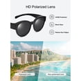 thumbnail image 5 of Polarised Fit Over Sunglasses for Women Over Prescription Glasses - Oversized Lightweight 24g UV400, 2-in-1 Wear Over or Alone, Anti-Glare for Driving Beach Golf Outdoor, 5 of 6