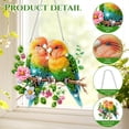 thumbnail image 3 of Diamond Art Craft Hanging Kits Clearance Cartoon Funny 5D Painting Bead Kit For Adults Gemfamily Double Sided Mini Bird Ornament for Living Room Bedroom, 3 of 10