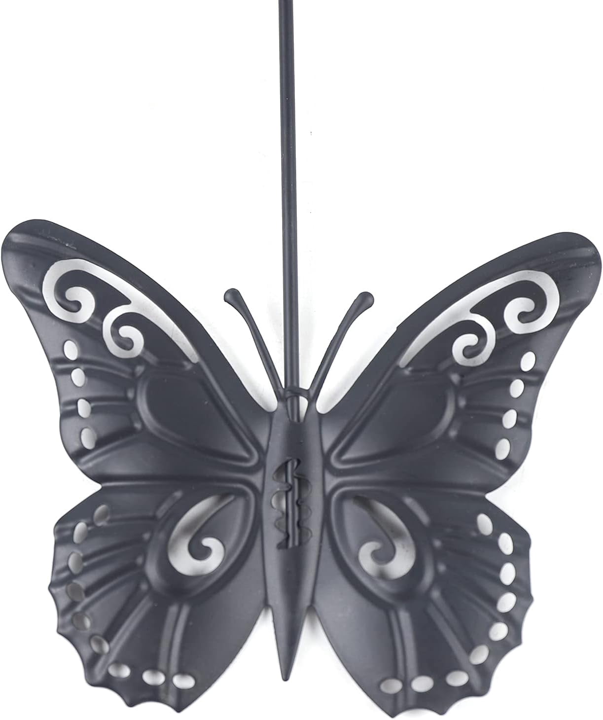 Miumaeov Wall Clock, Butterfly Wall-Mounted Clock, 20 Inch Large Round Wall-Mounted Silent Wall Clocks for Living Room, Bedroom, Office Space