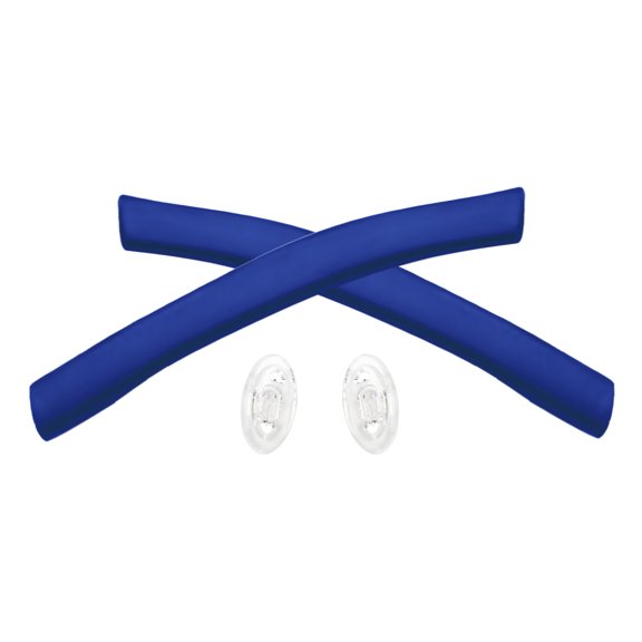 Vonxyz Deep Blue Replacement Earsocks Nosepieces Rubber Kits for Oakley Splinter Sunglasses