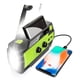 thumbnail image 2 of Radio de emergencia de 4000 mAh, radio solar con manivela manual, cargador USB de banco de energía portátil, lámpara de lectura con linterna LED, alarma SOS, brújula para supervivencia en el, 2 of 5