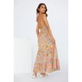 thumbnail image 6 of New Spring/Summer Women's Sexy Strappy Halter Neck Slit Floral Print Vacation Dress, 6 of 6