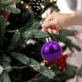 thumbnail image 3 of Diceymbol Christmas Tree Ornaments 24-Piece Set 1.57 Inch Plastic Glitter Balls, 3 of 5