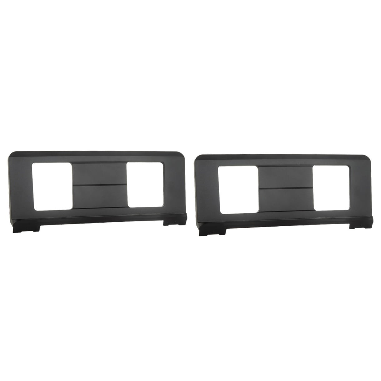 2-Pack Black Electronic Music Stand Covers for Piano, Adjustable 3.5x21x49.5CM, Portable and Music Sheet Holders
