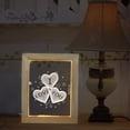 thumbnail image 4 of Marco de fotos LED USB Zhivalor luz nocturna decorativa Tres Corazones, 4 of 8