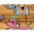 thumbnail image 5 of oneOone Velvet Dark Yellow Fabric Butterflies Craft Projects Decor Fabric Printed By The Yard 58 Inch Wide-TL, 5 of 5