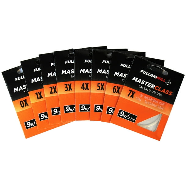 Fulling Mill Masterclass Tapered Leader 9ft 4X