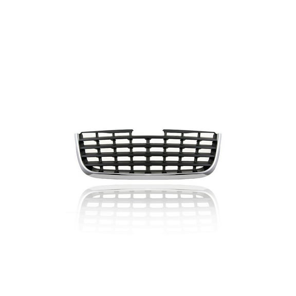 Grille - Compatible/Replacement for '08-10 Chrysler Town & Country LX - Chrome Frame, Black Insert - 5113127AA CAPA