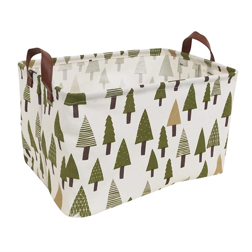 Storage Basket Large Sized Storage Baskets with Handle, Collapsible & Convenient Home