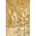 thumbnail image 2 of Donovan, Chris 17x24 White Modern Wood Framed Museum Art Print Titled - Blossoms in Gold I, 2 of 4