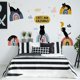 thumbnail image 4 of Calcomanías de pared de gatos y arcoíris de colores, gato acostado en la nube de estrellas del arco iris, pegatinas de pared extraíbles para pegar y despegar, vinilo DIY, decoración de arcoíris bohem JAMW Sencillez, 4 of 5