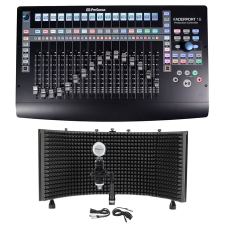 Presonus FADERPORT 16 USB 16-Ch Mix Production DAW Controller Mac/PC+Mic+Shield