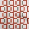thumbnail image 1 of oneOone Polyester Spandex Red Fabric Geometric Fabric For Sewing Printed Craft Fabric By The Yard 56 Inch Wide, 1 of 4