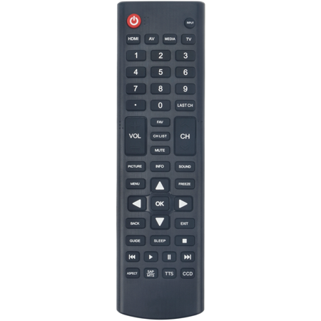 Replace Remote Control for ONN 4K Ultra HD UHD LED TV ONA50UB19E05 ONC50UB18C05