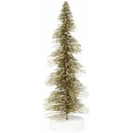 Christmas Tree Artificial Gold Glitter 15"