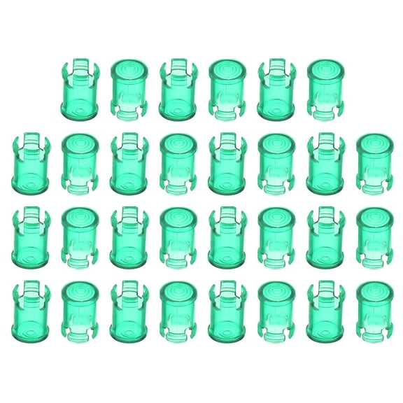 Uxcell 5mm LED Lamp Socket Light Emitting Diode Holder Cap, 30 Pack Green