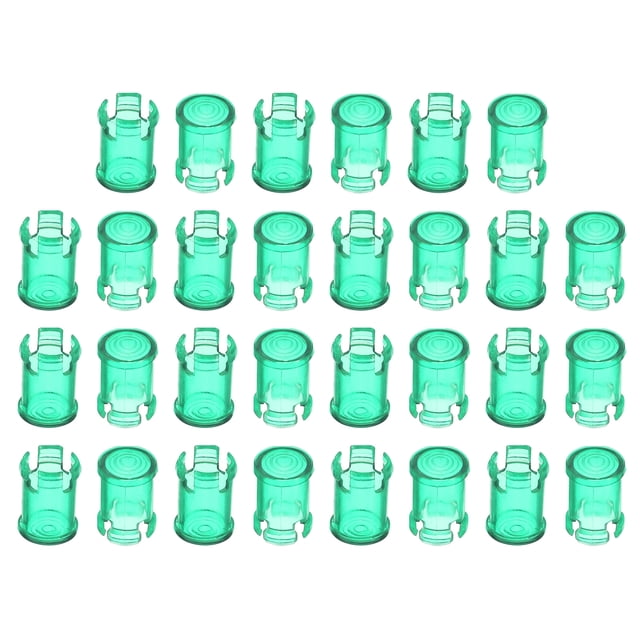 Unique Bargains 5mm LED Lamp Socket Light Emitting Diode Holder Cap, 30 Pack Green