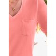 thumbnail image 3 of Woman Within Plus Size Perfect V-Neck Pocket Tee, 3 of 5