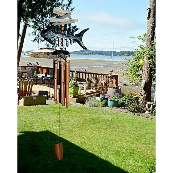 Cohasset 109 Single Bone Fish Bamboo Wind Chime
