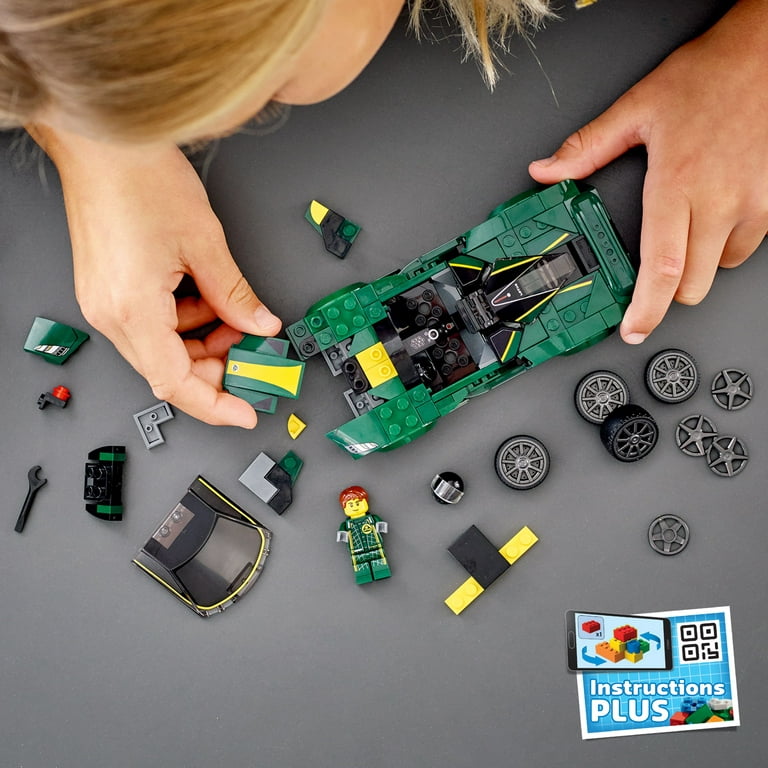 LEGO 76907 Speed Champions Lotus Evija Voiture de Course, Jouet Réduit Avec  Minifigure de Pilote de Course, Jouet Pour Enfants