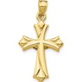 thumbnail image 4 of 10K Yellow Gold Reversible Crucifix /Cross Pendant (25.5 X 15.87) Made In Indonesia 10c1340, 4 of 4