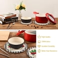 thumbnail image 6 of SKYSONIC Christmas Truck Tree Pot Holders Trivets, 2 Pcs Heat Resistant Trivets,Tartan Plaid Cotton Thread Weave Mats for Hot Pads Pans Pot Bowl Teapot for Kitchen Decor, 6 of 7