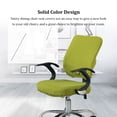 thumbnail image 4 of kurtrusly Chair Cover Slipcover Stretch Seat Computer Protection Set Anti-Dirty Thicken Solid Home Wedding Universal Decoration Yellow/Seat Mat 1Set, 4 of 6