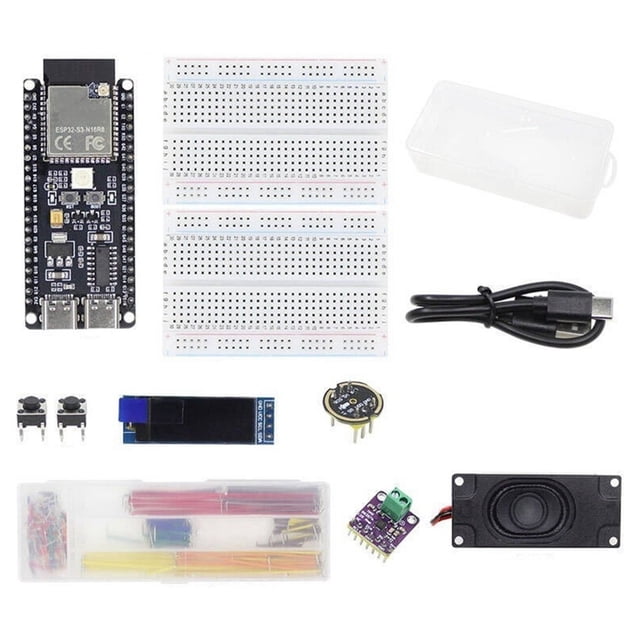 AI Chatbot Development Board Kit ESP32-S3 N16R8 Artificial Intelligence AI Voice Motherboard TYPE-C Interface,1 * ESP32-S3-N16R8 Development Board Kit