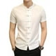 thumbnail image 1 of Camisa Hombre Cuello Mao Color Sólido Manga Corta -bruce Lee, 1 of 8