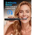 thumbnail image 2 of Cepillo de dientes eléctrico sónico Onlyone T2431A0, 8 cabezales, 5 modos, 2 of 9